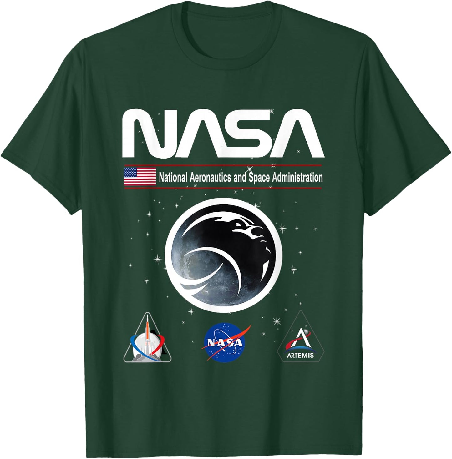 NASA Artemis Mission First Woman to the Moon T-Shirt - T-Shirt | Forest