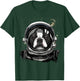 Boston Terrier Astronaut Shirt Spaceman Dog Space Lover T-Shirt - T-Shirt | Forest