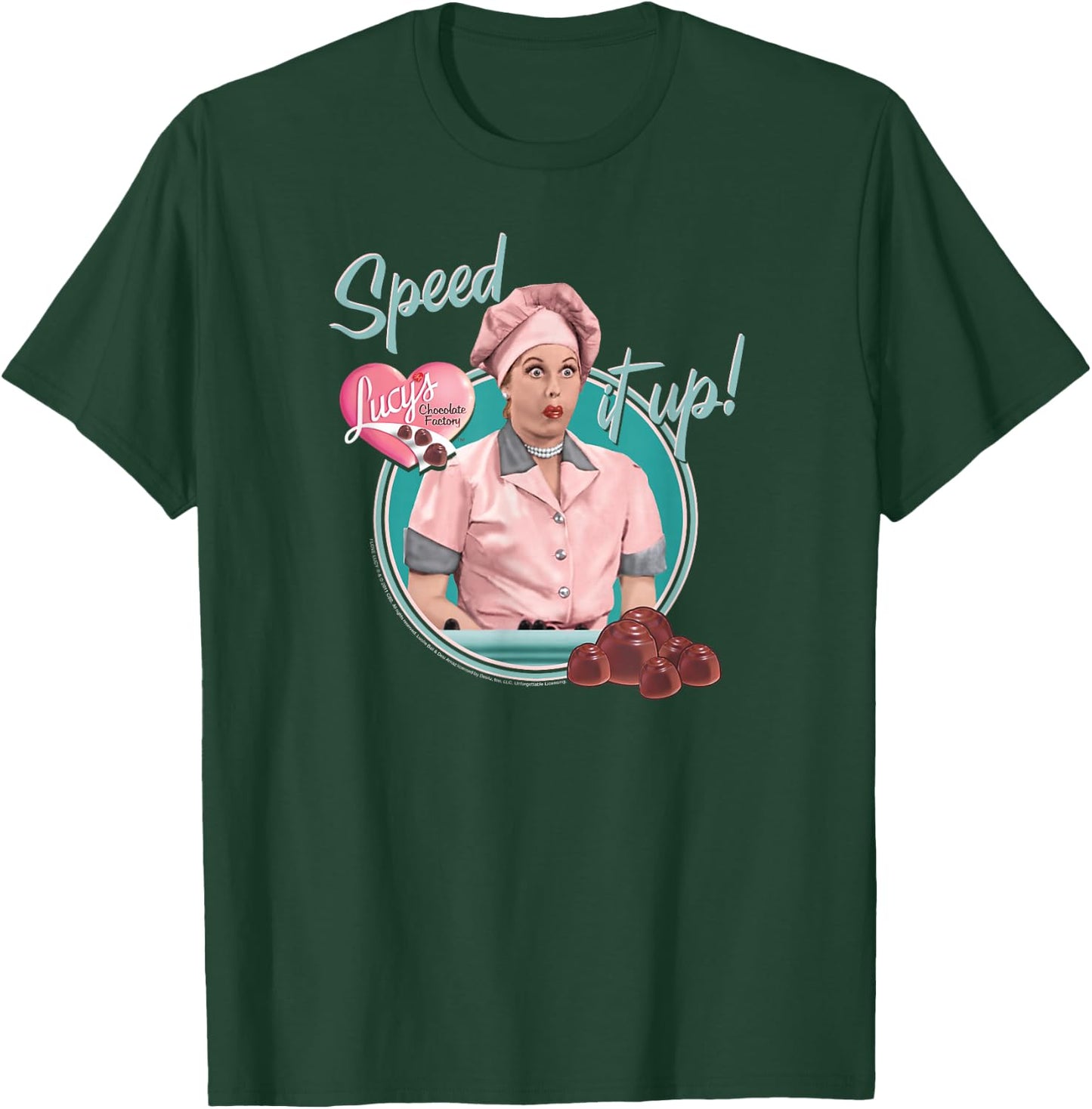 I Love Lucy Speed It Up T-Shirt - T-Shirt | Forest
