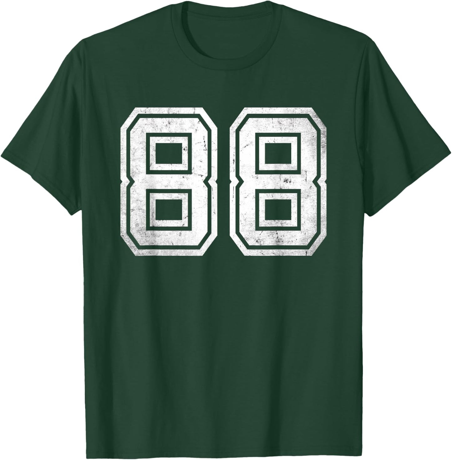 Number #88 Vintage Favourite Number T-Shirt - T-Shirt | Forest