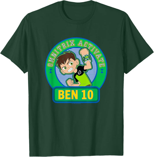 Ben 10 Omnitrix Activate T-Shirt - T-Shirt | Forest