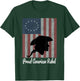 Betsy Ross 1776 Colonial Battle Flag Proud American Rebel T-Shirt - T-Shirt | Forest