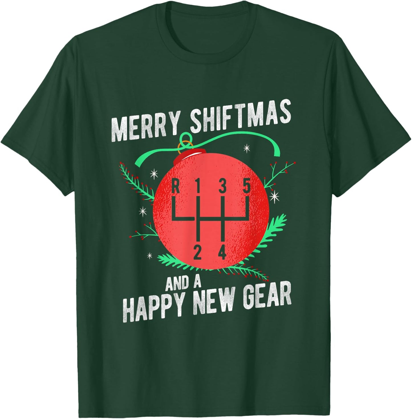 Car Guy Funny Auto Racing Mechanic Manual Christmas Car love T-Shirt - T-Shirt | Forest