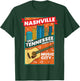 Nashville Tennessee USA Music City Guitar Musician Music T-Shirt - T-Shirt | Forest