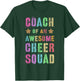 Cheerleader COACH of an AWESOME CHEER SQUAD Cheerleading T-Shirt - T-Shirt | Forest