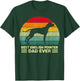 Funny Vintage Best English Pointer Dad Ever Father's Day T-Shirt - T-Shirt | Forest