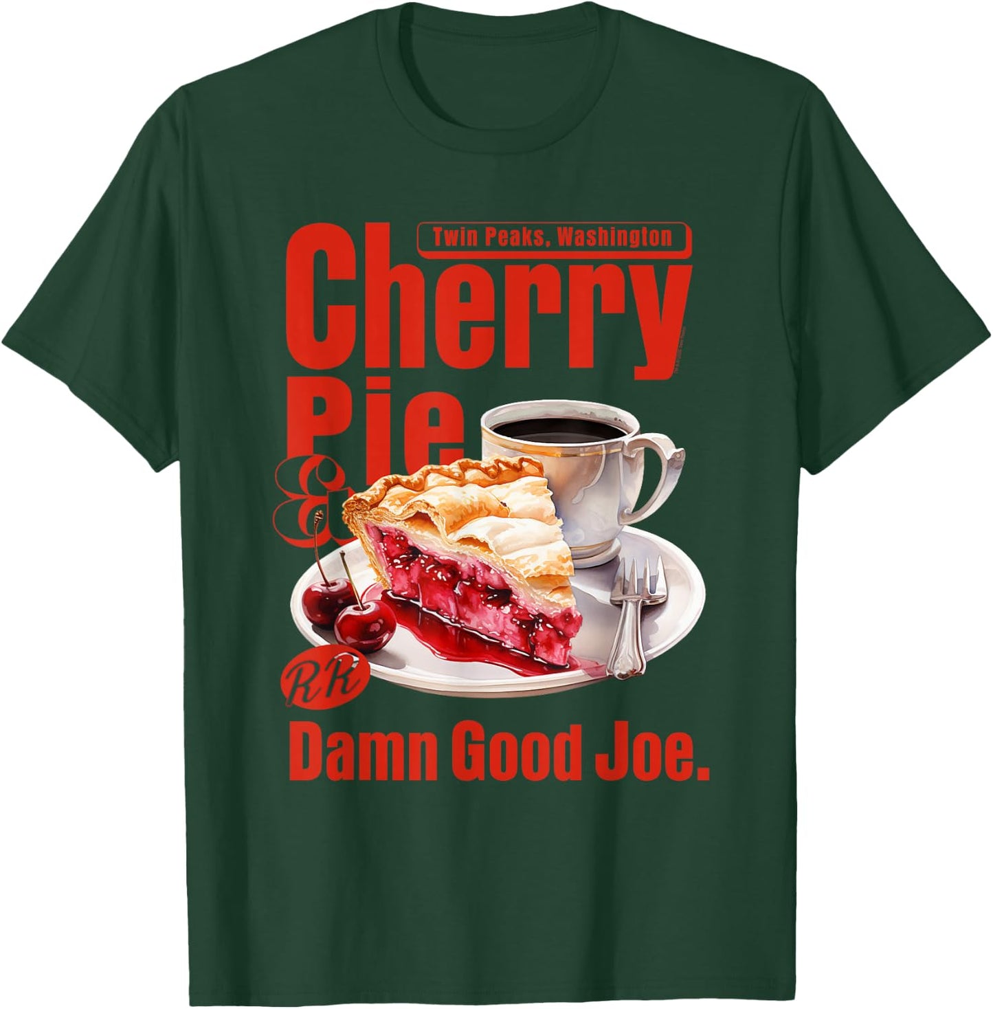 Twin Peaks Cherry Pie and Joe RR Diner TV Show T-Shirt - T-Shirt | Forest