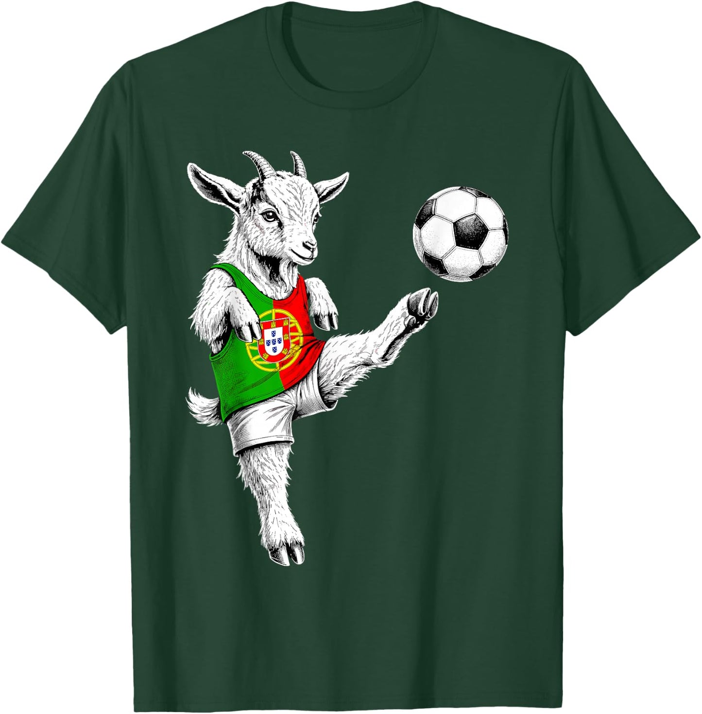 Portuguese Flag Novelty Portugal T-Shirt - T-Shirt | Forest