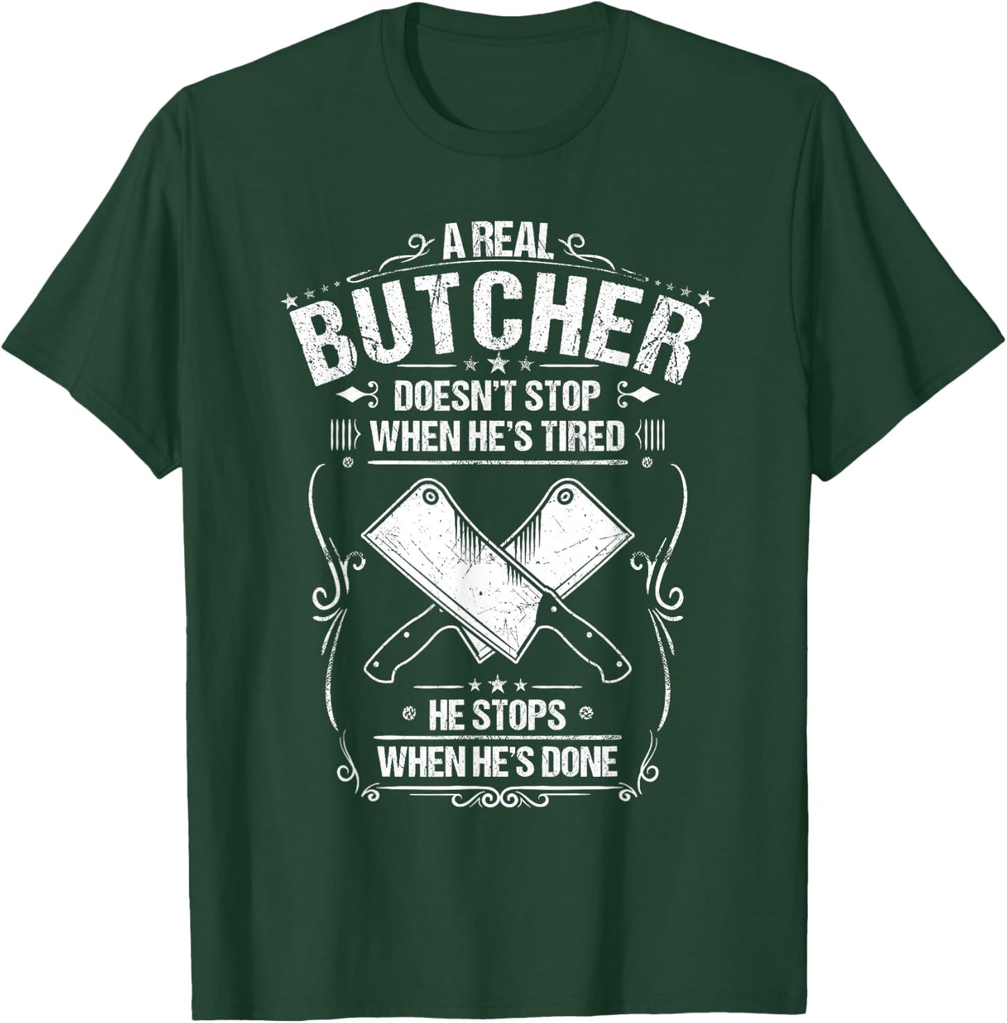 Butchery When He's Done Butcher T-Shirt - T-Shirt | Forest