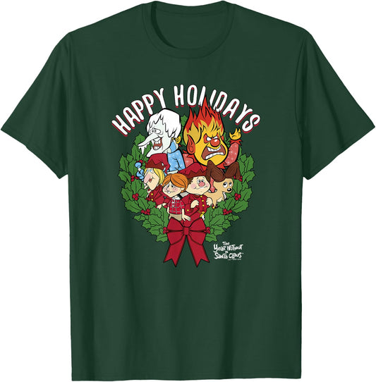 The Year Without A Santa Claus Group Shot Wreath Poster T-Shirt - T-Shirt | Forest