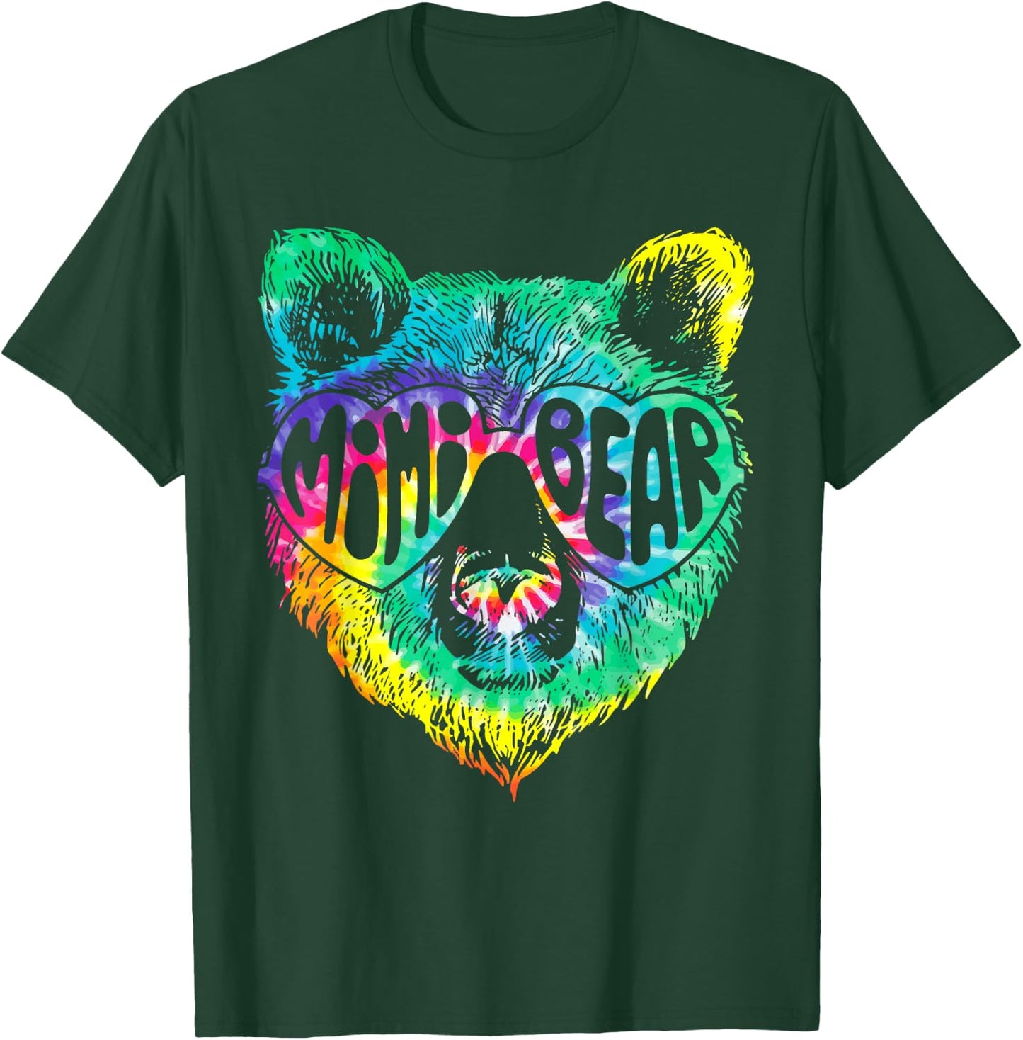Mimi Bear Sunglasses Pajama Family Matching T-Shirt - T-Shirt | Forest