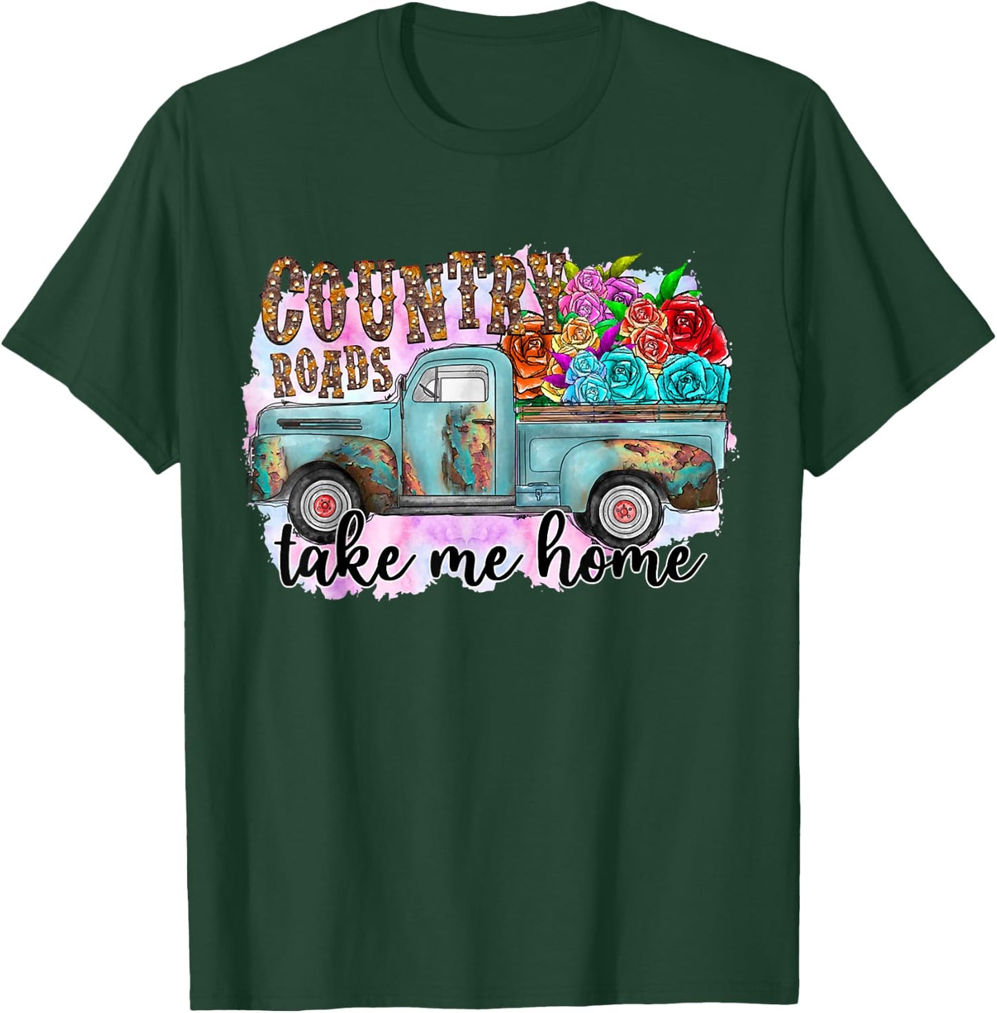 Country Roads Take Me Home T-Shirt - T-Shirt | Forest