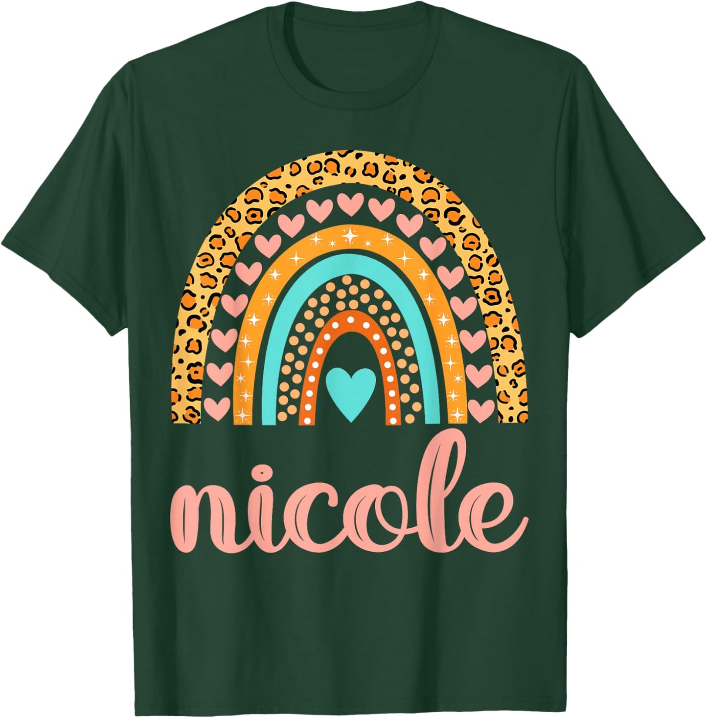 Nicole Nicole Name Birthday Shirt Gift T-Shirt - T-Shirt | Forest