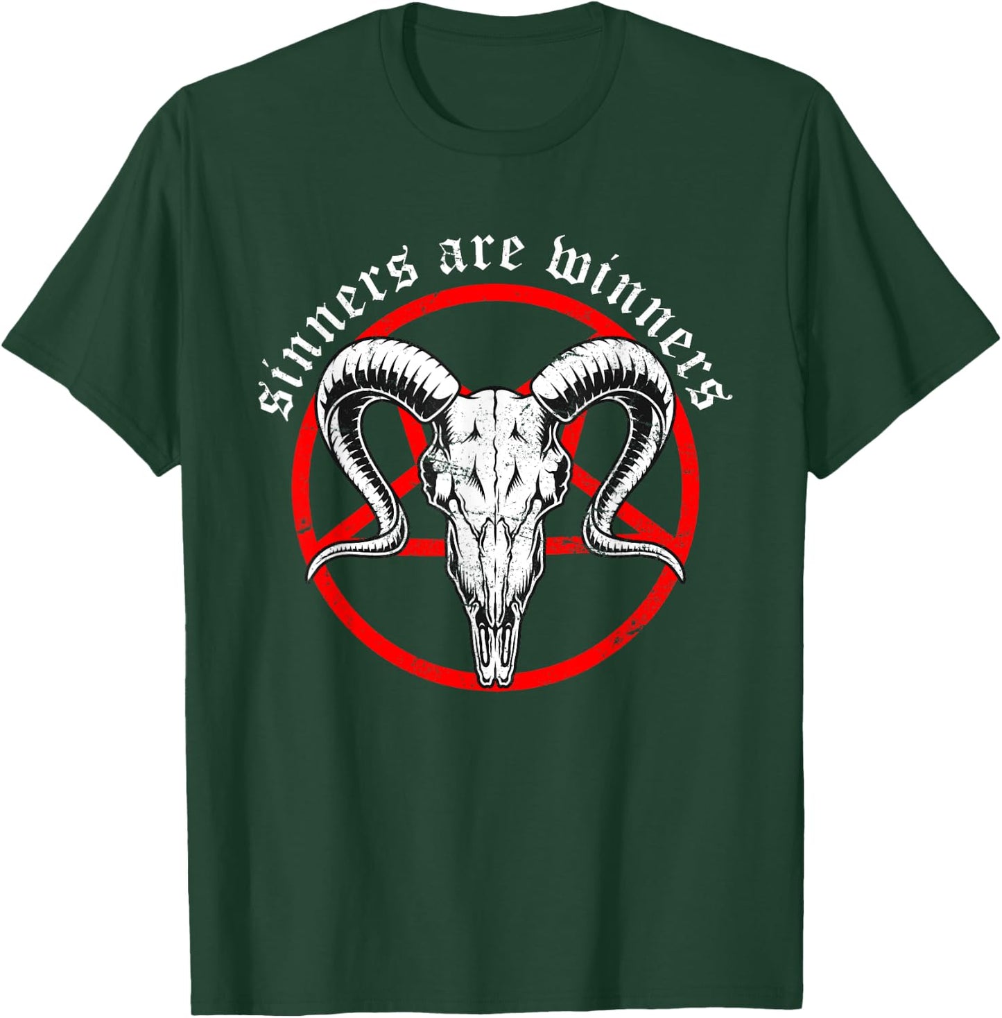 Antichrist Sinners are Winners Sünner T-Shirt - T-Shirt | Forest