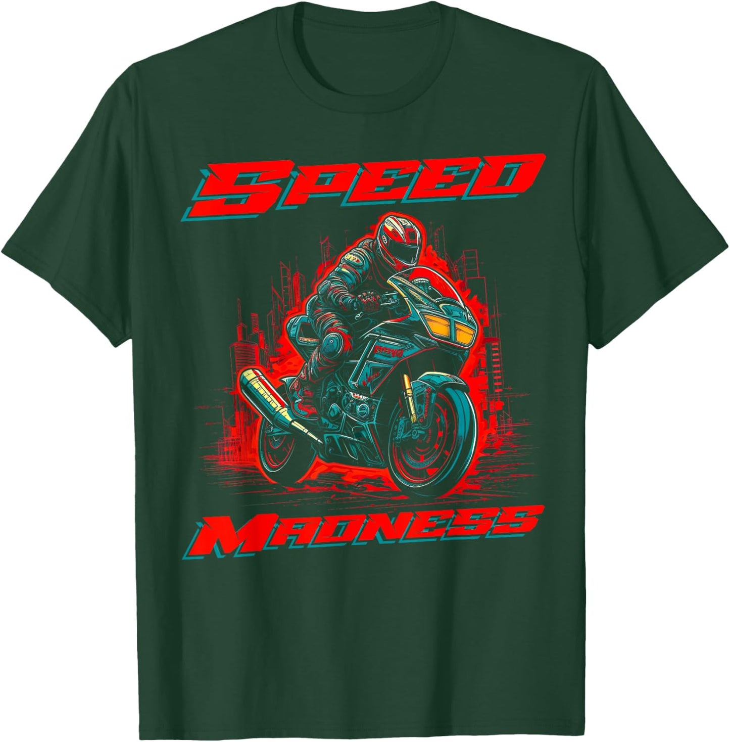 Racing Motorbike T-Shirt - T-Shirt | Forest