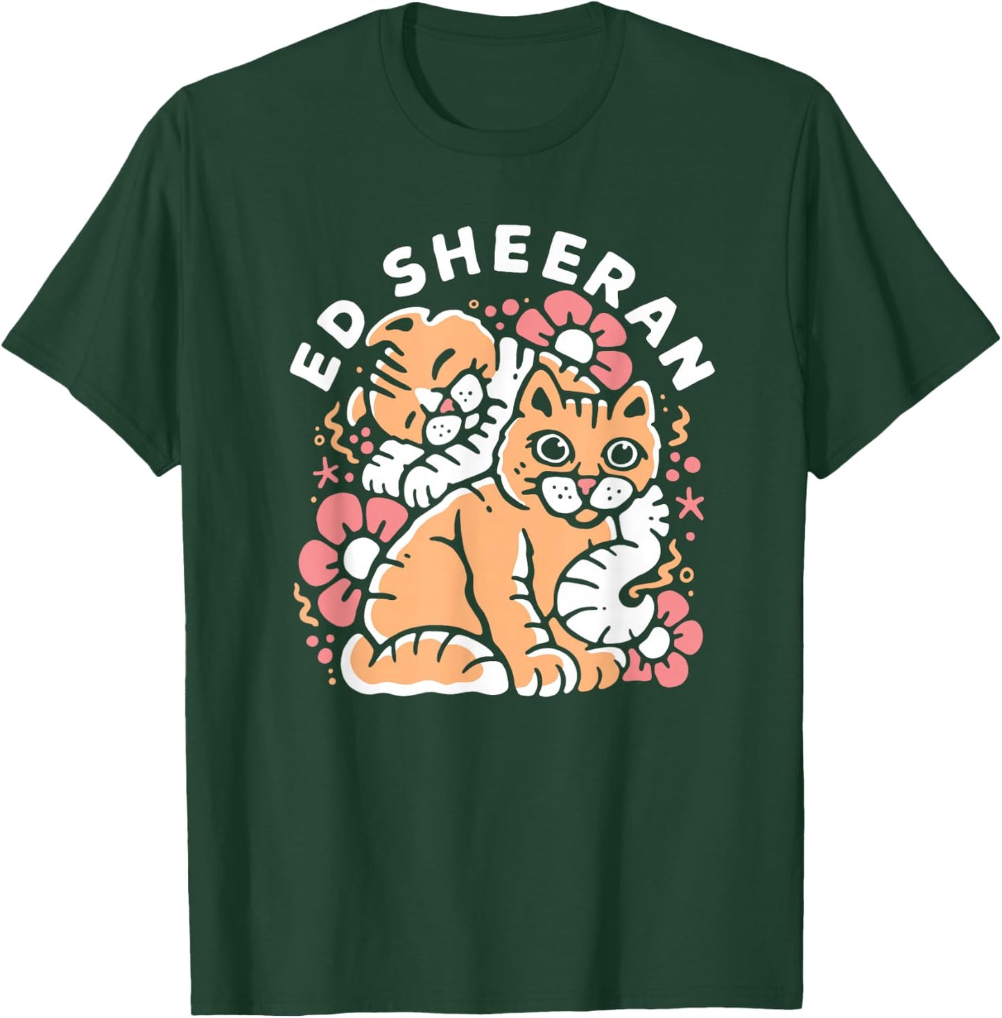Ed Sheeran Cats T-Shirt - T-Shirt | Forest