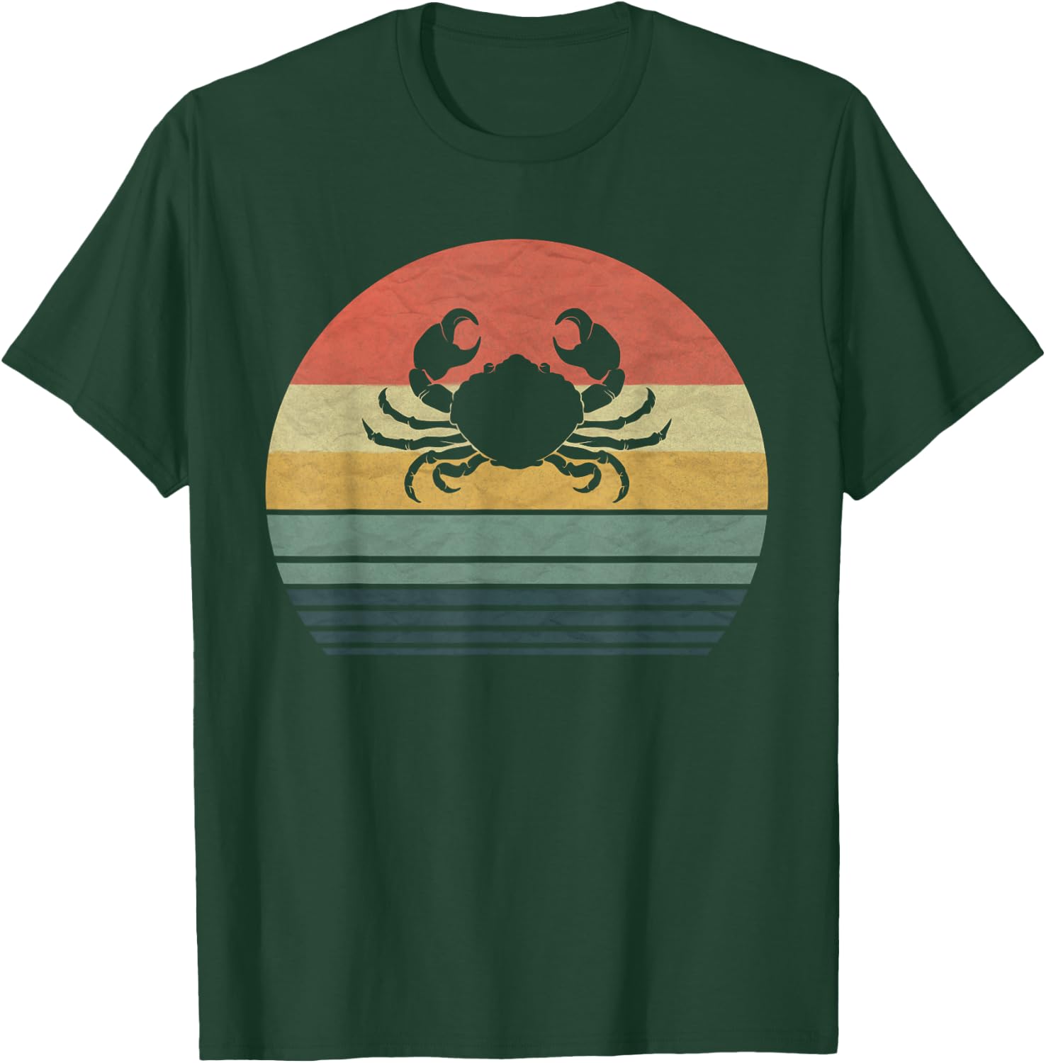 Retro Vintage Crab Gift Family Love Animals T-Shirt - T-Shirt | Forest