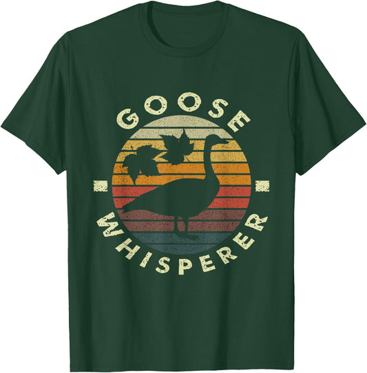 Goose Whisperer Silly Canadian Goose on The Loose T-Shirt - T-Shirt | Forest