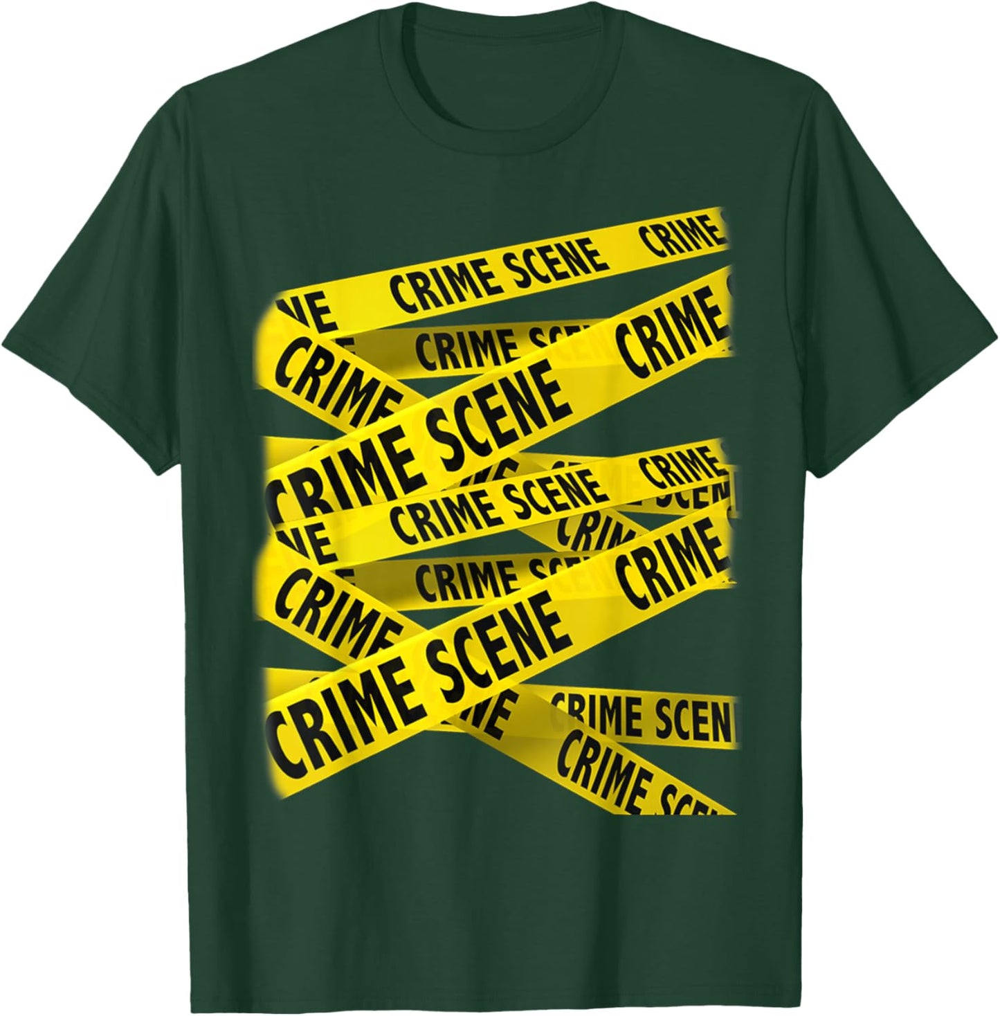 Crime Scene Investigation Tape, Forensic Science, CSI Police T-Shirt - T-Shirt | Forest