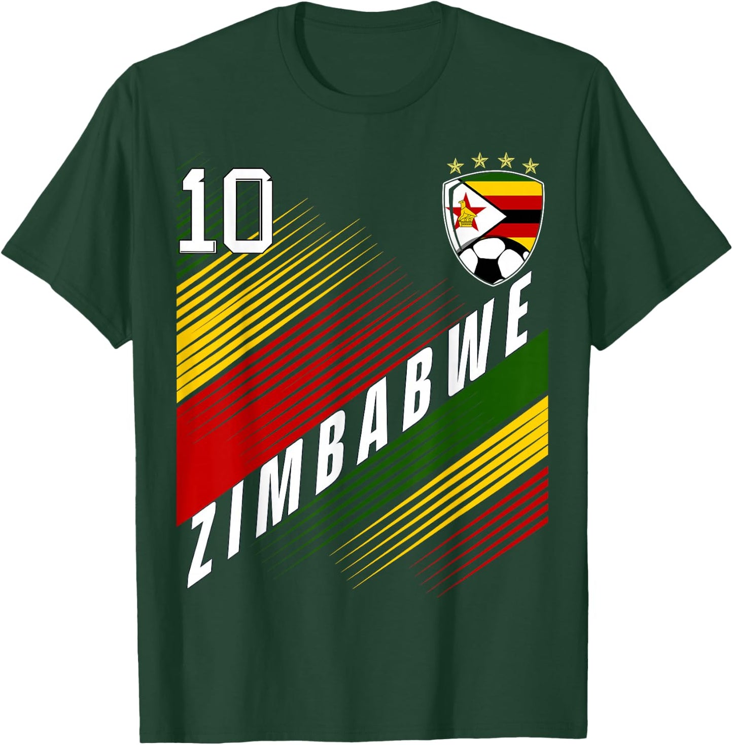 Zimbabwe Flag Zimbabwean Pride Lovers T-Shirt - T-Shirt | Forest