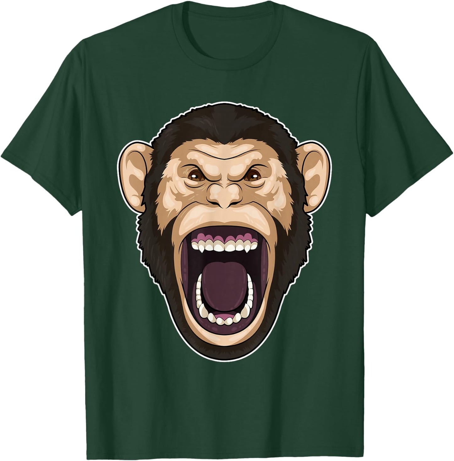 Roaring Monkey T-Shirt - T-Shirt | Forest