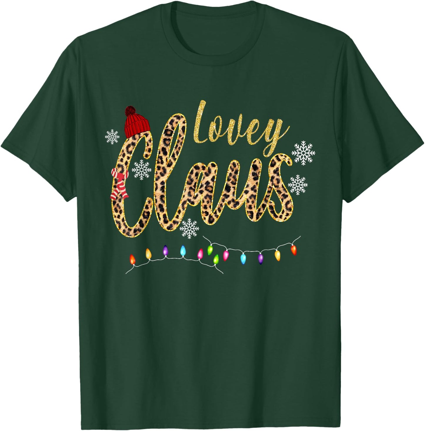 Lovey Claus - Christmas gift T-Shirt - T-Shirt | Forest