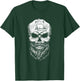 Grungy Hipster Bearded Skull - Beard Lover - Hipster Gift T-Shirt - T-Shirt | Forest