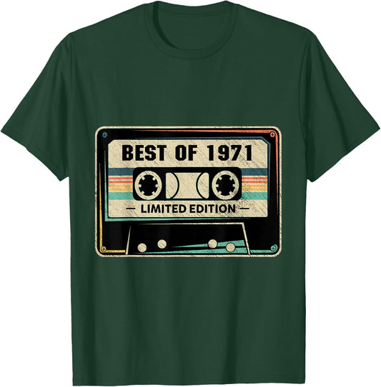1971 Birthday And T-Shirt - T-Shirt | Forest