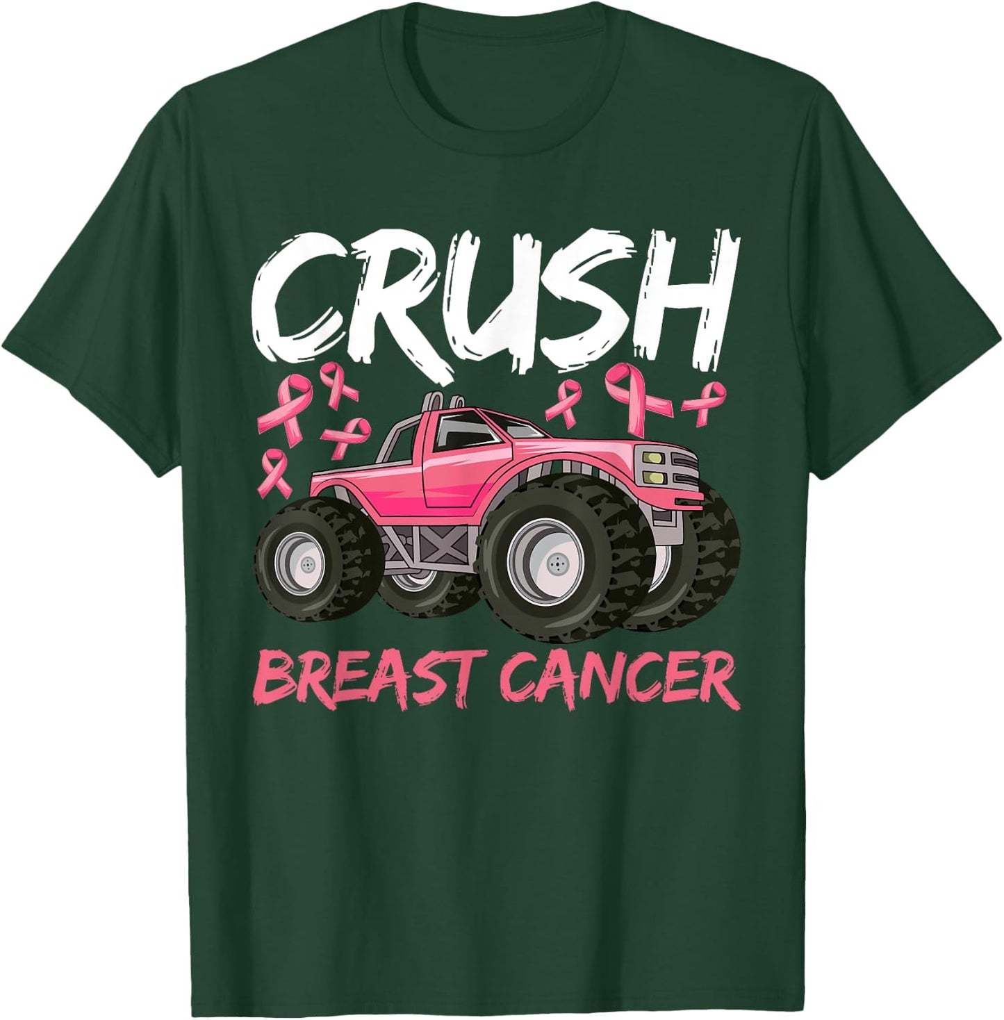 Boys Breast Cancer Awareness Shirt for Boys Kids Toddlers T-Shirt - T-Shirt | Forest