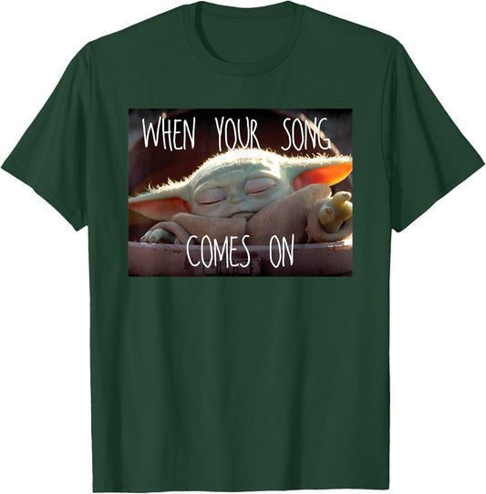 Star Wars The Mandalorian The Child When Your Song Comes On T-Shirt - T-Shirt | Forest