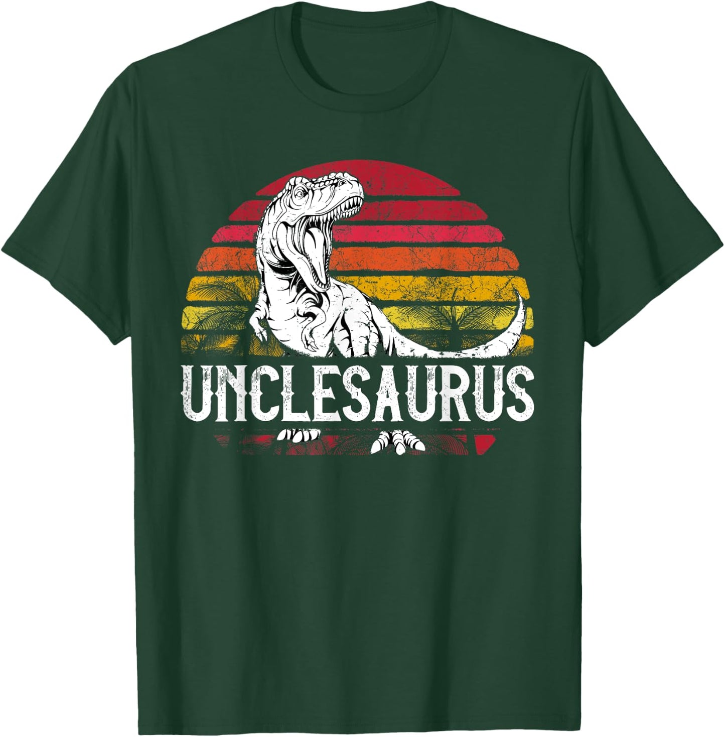 Father's Day Gift Unclesaurus Uncle Saurus T Rex T-Shirt - T-Shirt | Forest