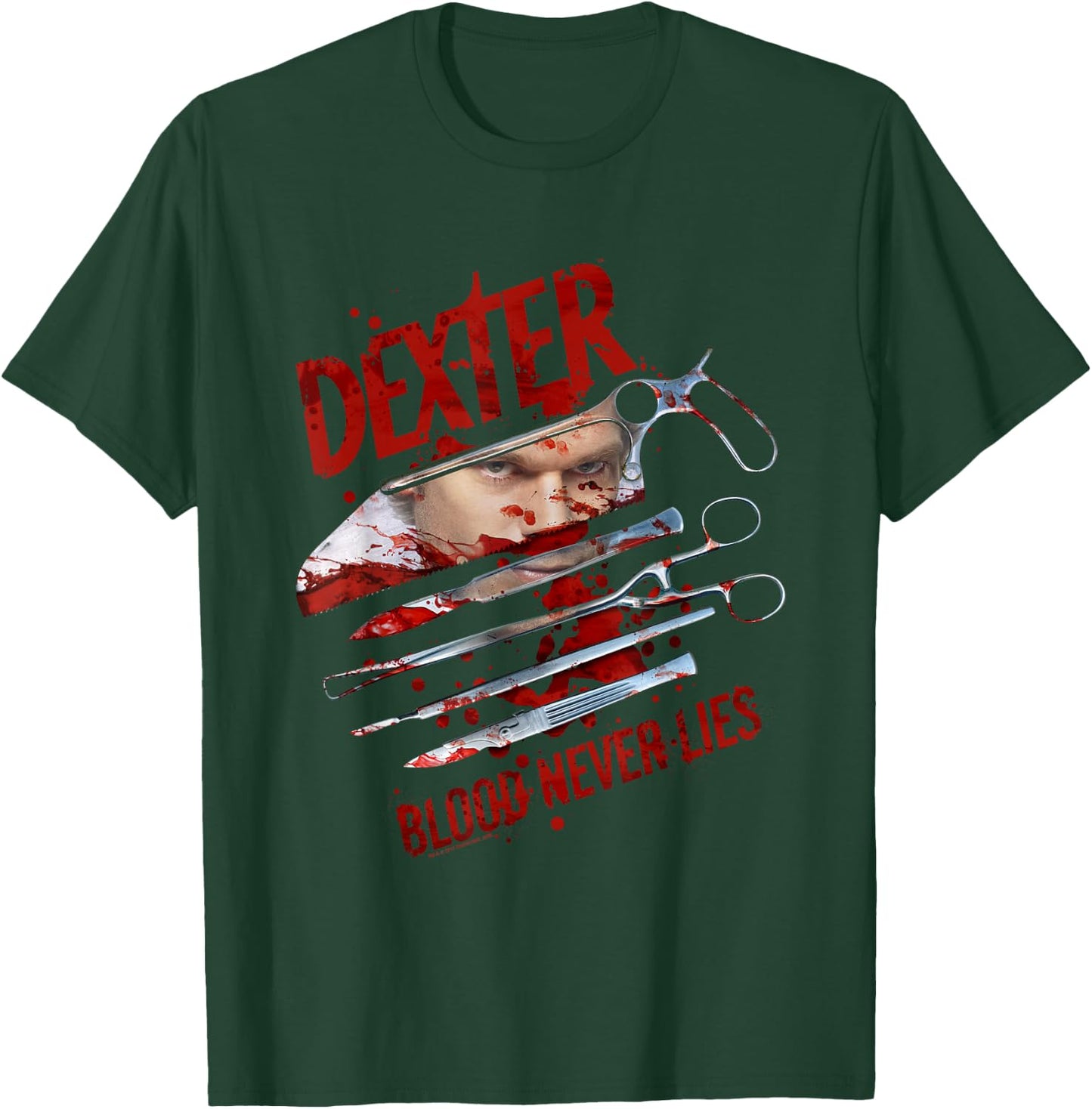 Dexter Blood Never Lies T-Shirt - T-Shirt | Forest