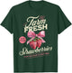 Farm Fresh Organic Strawberries Farmer's Market Homegrown T-Shirt - T-Shirt | Forest