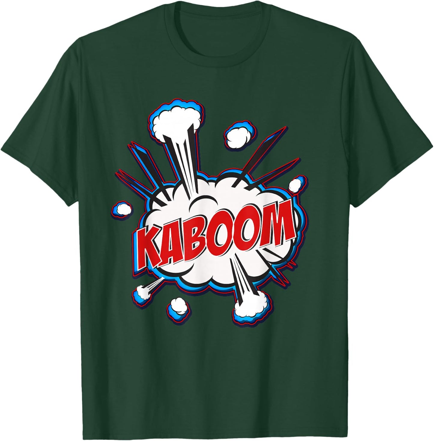 Kaboom Cartoon Comic Sound Effects T-Shirt - T-Shirt | Forest