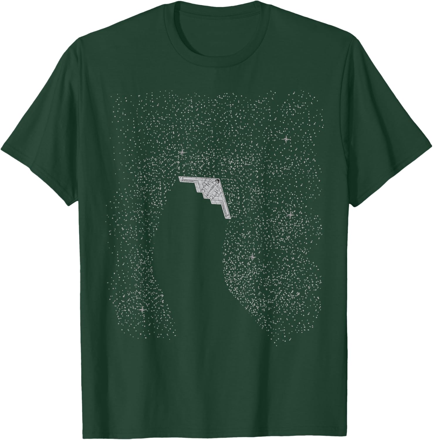 B-2 Stealth Bomber US Airplane Military Aircraft T-Shirt - T-Shirt | Forest