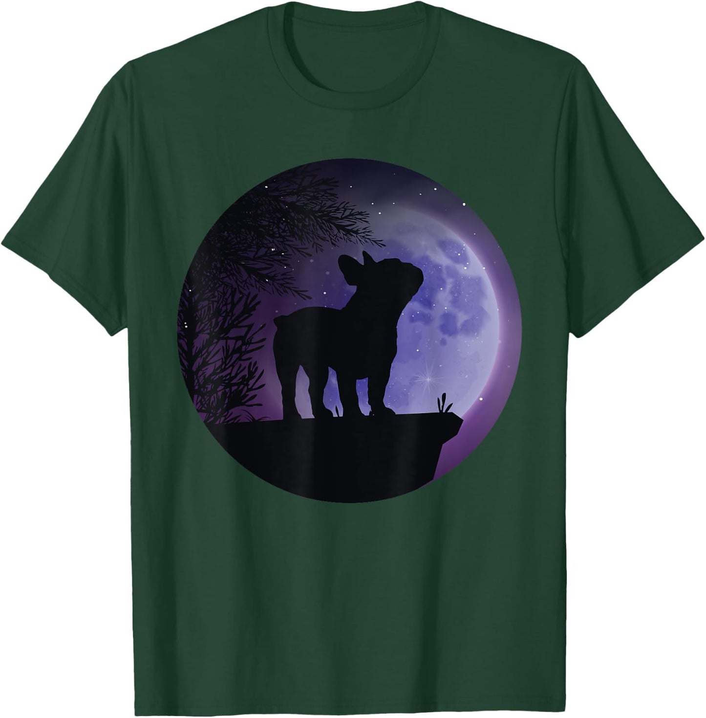 French Bulldog Frenchie Dog Women Kids T-Shirt - T-Shirt | Forest