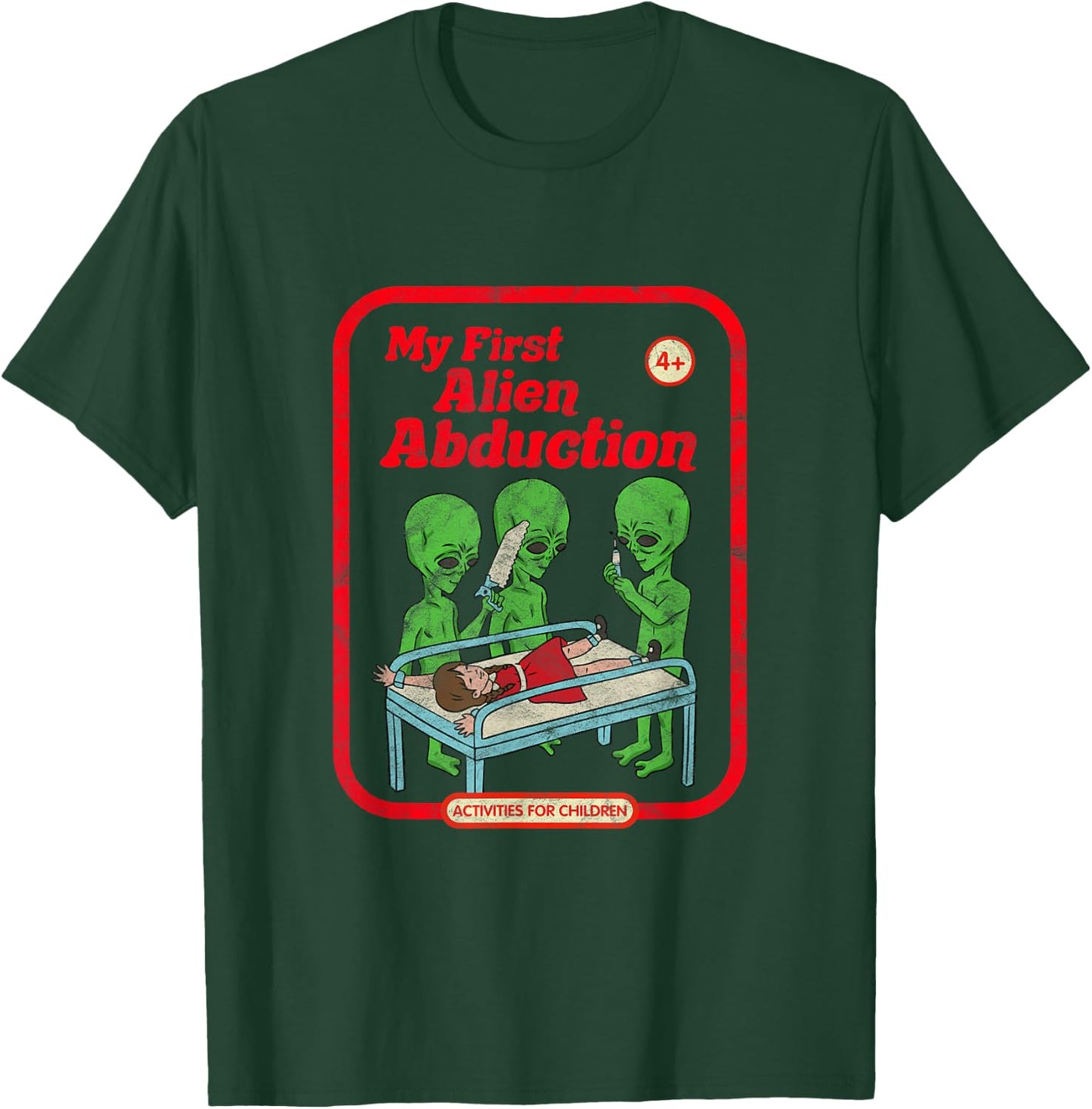My First Alien Abduction Vintage Childgame Horror Goth Punk T-Shirt - T-Shirt | Forest