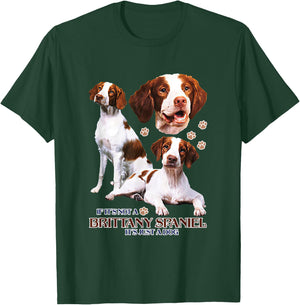 If It's Not A Brittany Spaniel It's Just A Dog Funny Dog Mom Women T-Shirt - T-Shirt | Forest