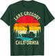 Summer Vacation Fishing Vintage California Gregory Lake Men Women Kids T-Shirt - T-Shirt | Forest