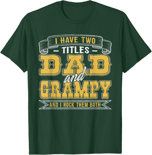 Dad Grandpa Shirt Christmas Birthday Father's Day T-Shirt - T-Shirt | Forest