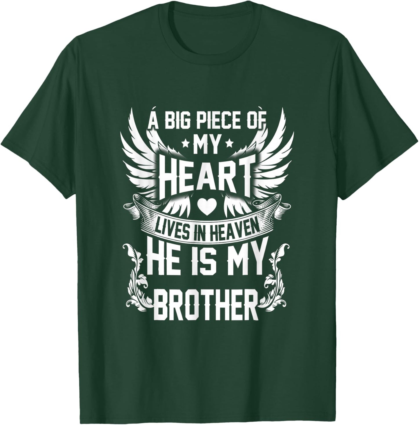 Brother My Angel Shirt in Memory of Brother in Heaven T-Shirt - T-Shirt | Forest