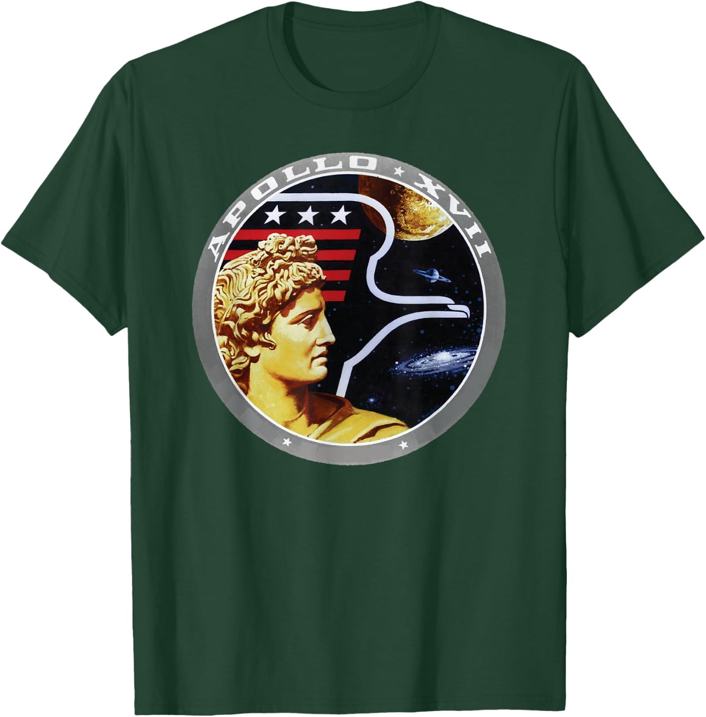 NASA Apollo 17 T-Shirt - T-Shirt | Forest