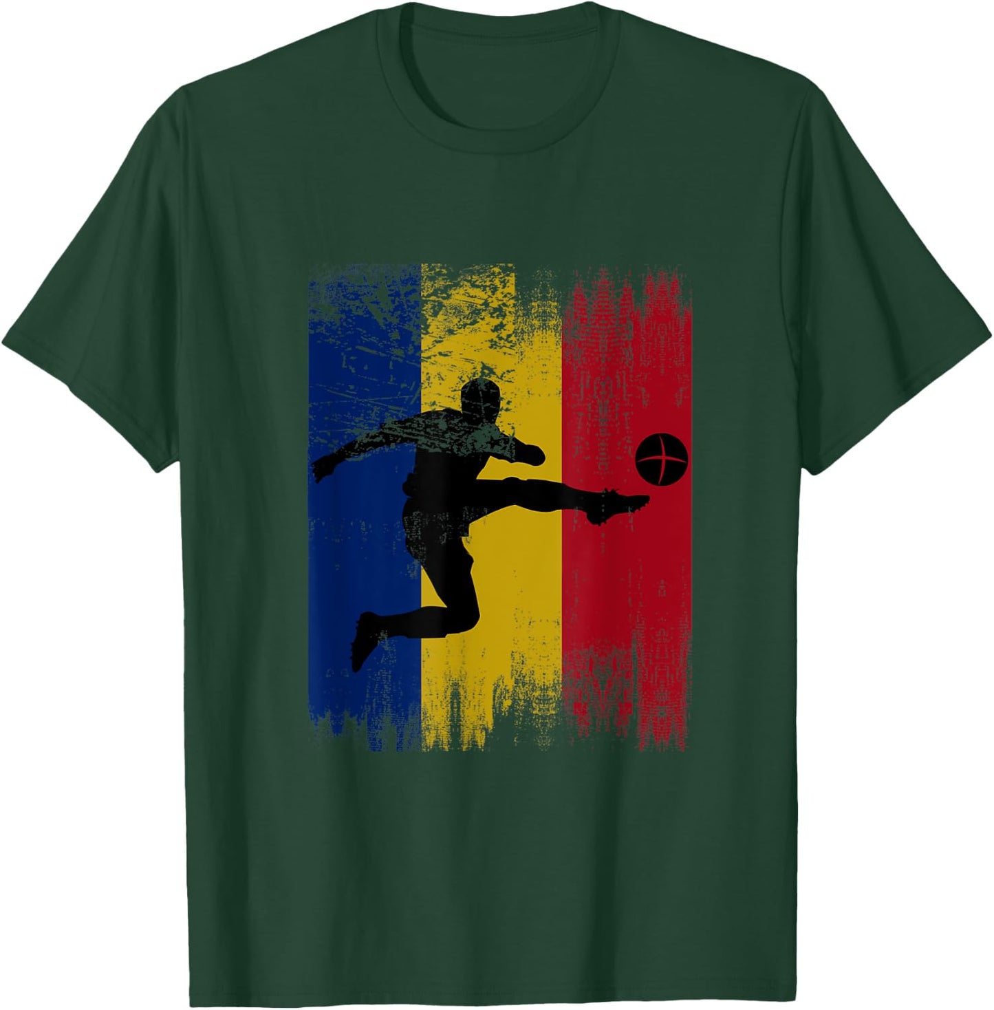 Romania Soccer Romanian Football Romania futbol team T-Shirt - T-Shirt | Forest