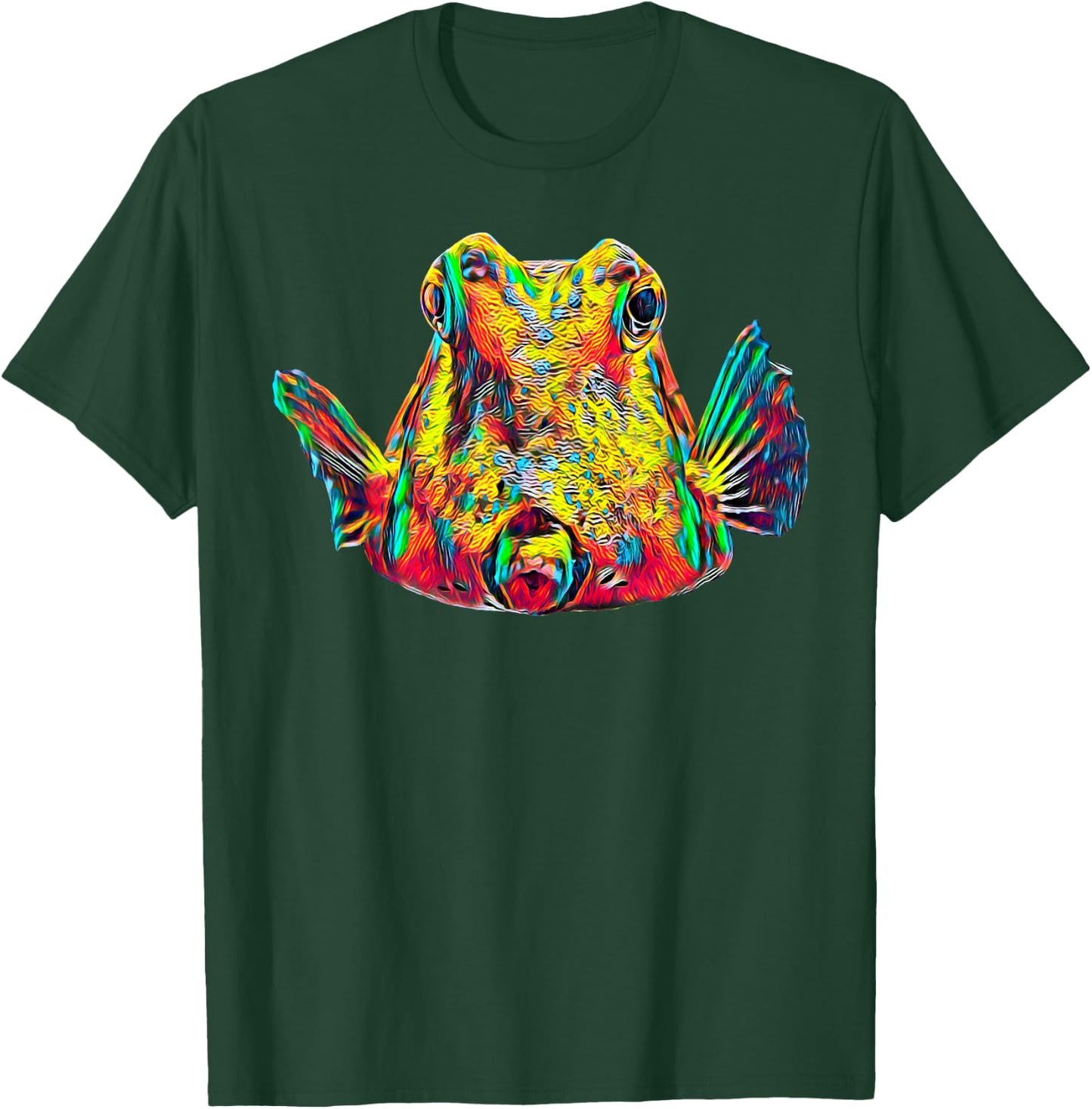 Longhorn Cowfish T-Shirt - T-Shirt | Forest