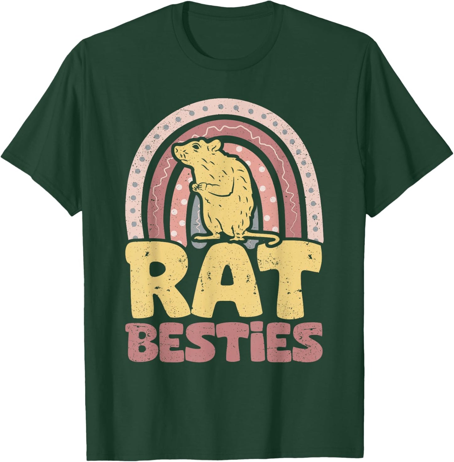 Rat Besties BFF Best Friends Bestie T-Shirt - T-Shirt | Forest