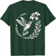 Hummingbird Flowers Art Birds Lovers Women Kids T-Shirt - T-Shirt | Forest