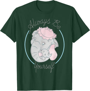 Disney Dumbo and Mrs. Jumbo Always Be Yourself Small T-Shirt - T-Shirt | Forest