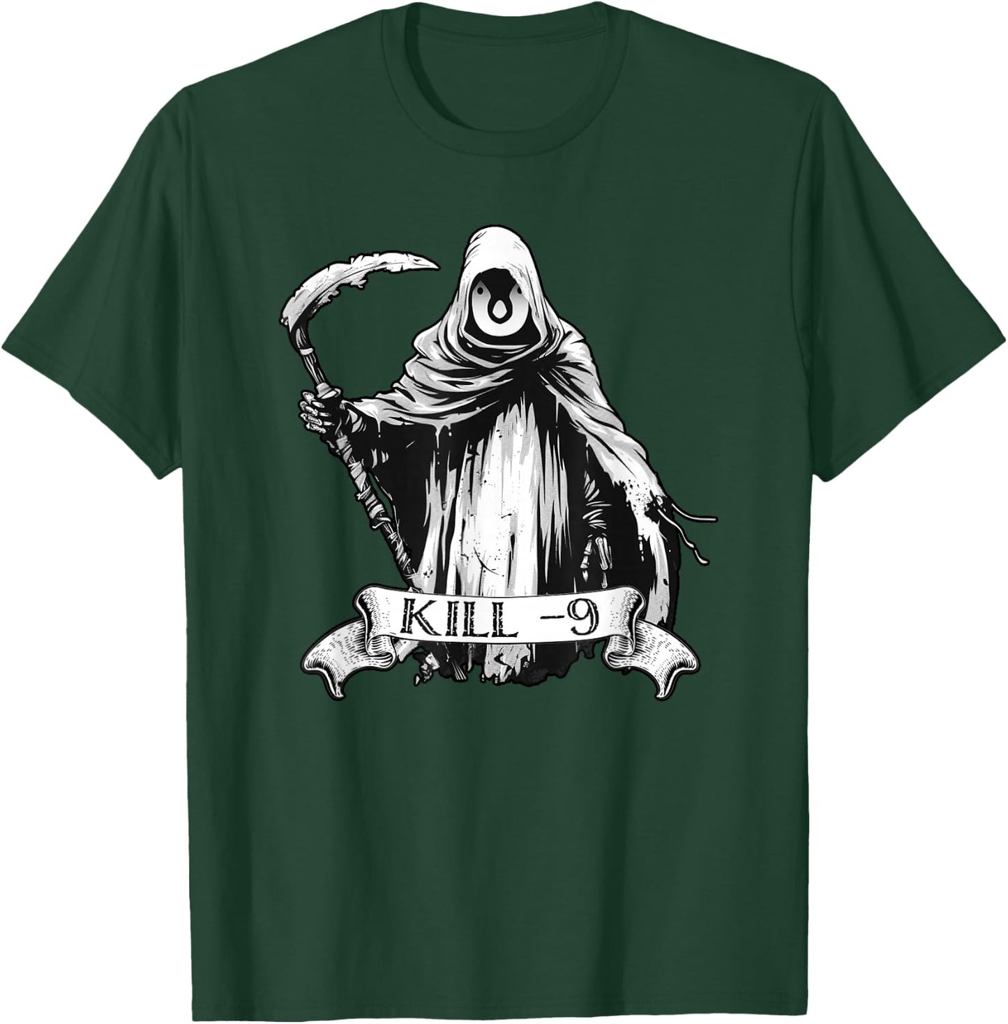 Kill Process Linux Coding & Nerd Pride Sudo Style Humor T-Shirt - T-Shirt | Forest