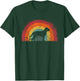 Goldador Vintage Rainbow Dog Men Women T-Shirt - T-Shirt | Forest