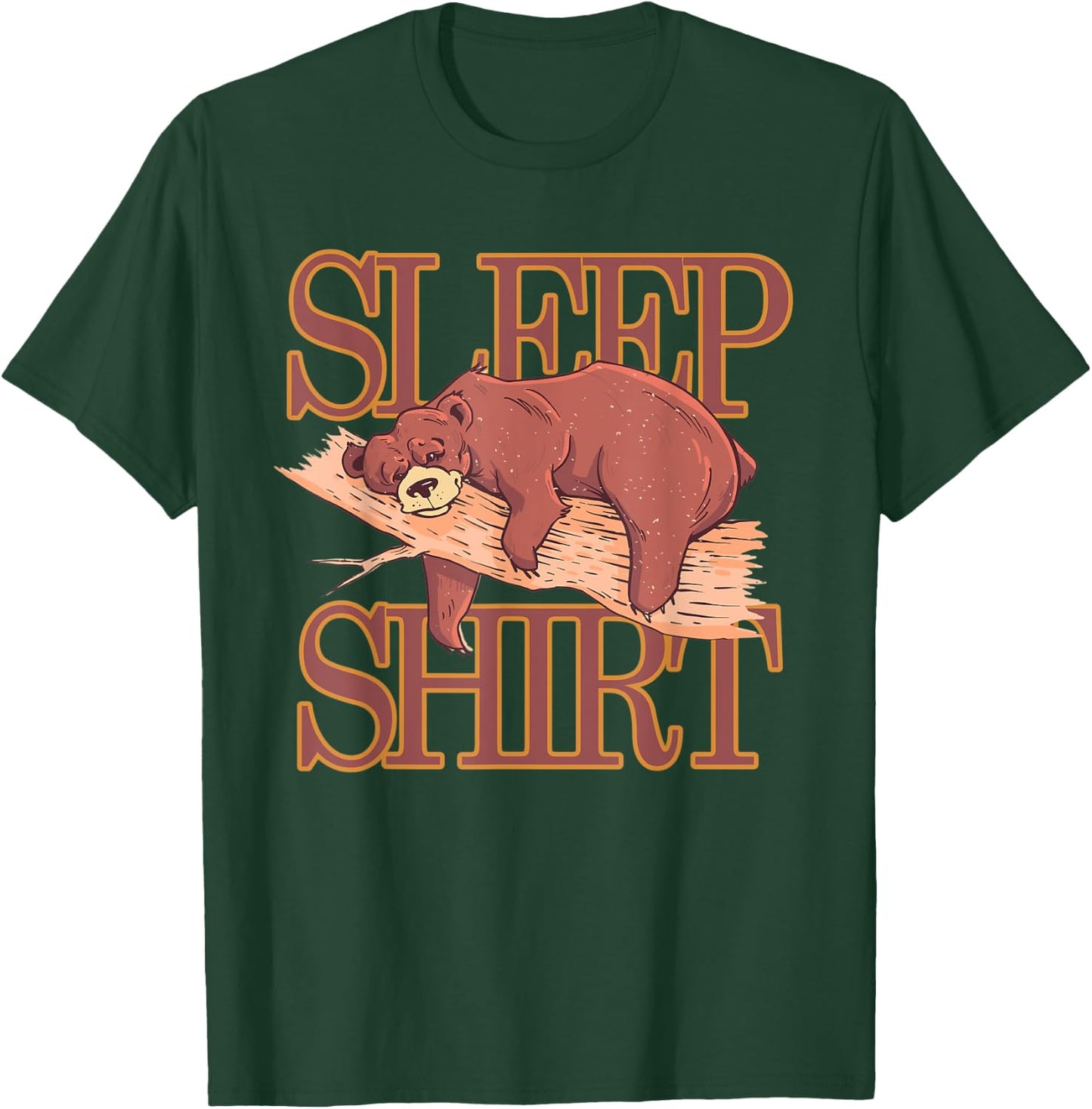 Sleep shirt pajamas pajamas nightgown bear gift T-Shirt - T-Shirt | Forest